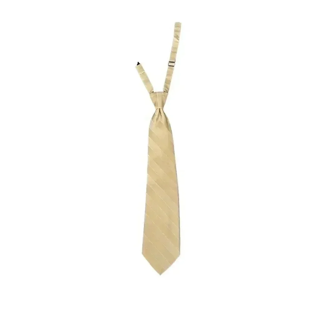 Yellow Men's Classic Stripes Tie Size Regular